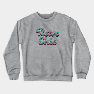 Retro Chic Crewneck Sweatshirt